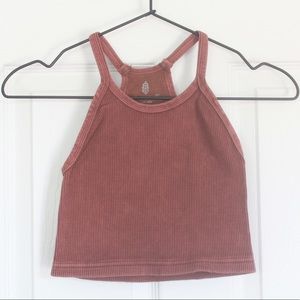 FREE PEOPLE Happiness runs crop